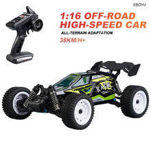 EBOYU 16201 RC Car 2.4GHz 1:16 Scale 4WD 38KM/H High Speed Racing Car Remote Control Off Road Car Vehicle Gift Toy for Kids 2024 - buy cheap