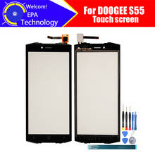 5.5 inch DOOGEE S55 Touch Screen Glass 100% Guarantee Original New Glass Panel Touch Screen For DOOGEE S55 + tools+Adhesive 2024 - buy cheap