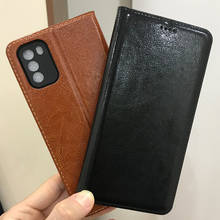 Magnet Natural Genuine Leather Skin Flip Wallet Book Phone Case Cover On For Pocophone Poco M3 Pro 5G PocoM3 M 3 M3Pro 64/128 GB 2024 - buy cheap