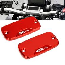 Motorcycle Accessories Aluminum Front Brake Reservoir Cylinder Master Fluid Tank Cover FOR HONDA CB650R CB 650R 2018-2019 2024 - buy cheap