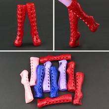 5 pair / lot New fashion Long boots for Monster high Doll  Beautiful  shoes  Doll accessories  5 style available 2024 - buy cheap