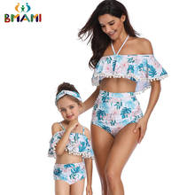 Baby Bikinis Family Clothing Mother Daughter Dresses Mom And Baby Bikini Swimwear Matching Clothes Split Parent-child Swimsuit 2024 - buy cheap