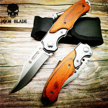 200mm 5CR15MOV Blade Knives Pocket Tactical Folding Blade Knife Survival Hunting Camping Pocket Knife with LED New 2024 - buy cheap