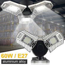 E27 LED Bulb 60W 6000Lm High Intensity Deformable Lamp SMD2835 AC85-265V For Indoor Parking Industrial Warehouse Led Mining Lamp 2024 - buy cheap