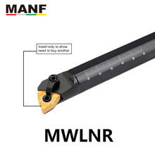 Torno MANF de 40mm, S32T-MWLNR08, herramientas de corte de torno, herramienta de torneado interno, sujeción de barra de taladro, inserto de torno, portaherramientas para WNMG08040 2024 - compra barato