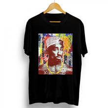 Tupac 2pac Rapper Hip Hop Funny Poster T Shirt Men Vintage Graphic Novelty Streetwear T Shirt Custom Summer Large Size Clothes 2024 - buy cheap