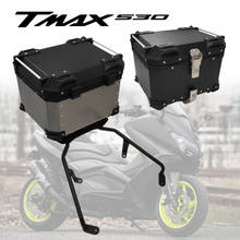 Коробка из алюминиевого сплава с 45L 55L; Обувь для езды на мотоцикле Yamaha TMAX530 2012-2013-2014-2015-2016 Магистральные хранения хвост коробка задний Чехол для багажа 2024 - купить недорого