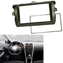 Fáscia de rádio do traço do carro 2din para toyota corolla 2008-2010 adaptador autostereo cd guarnição painel placa quadro no kit de montagem do traço 2024 - compre barato