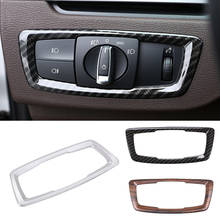 Accesorios de coche ABS, interruptor de faro Interior de coche, botón, cubierta de marco, pegatina, decoración embellecedora para BMW X1 F48 X2 F47 serie 1 2016-2019 2024 - compra barato