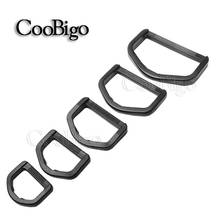 5pcs Plastic D-Ring Dee Buckles Hooks For Backpack Bag Straps Pets Collar Webbing Garment Parts Size 20mm 25mm 32mm 38mm 50mm 2024 - buy cheap