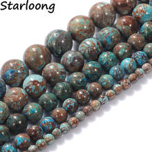 High Quality Natural Agata Stone Blue Crazy Lace Agates Round Loose Strand Beads Ball 4-12MM DIY For Jewelry Bracelet Making 2024 - buy cheap