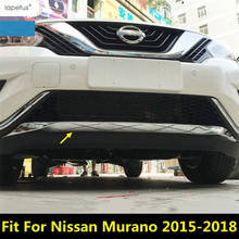Lapetus-accesorios para Nissan Murano 2015, 2016, 2017, 2018, parachoques delantero, protección inferior, tira decorativa, Kit de cubierta de moldura 2024 - compra barato