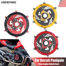 Защитная крышка сцепления для гонок, пружинный фиксатор с ЧПУ для Ducati Panigale 1299 1199 959 Racing R S ABS годовщину 2012-2019 2024 - купить недорого