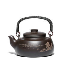 Yixing Ceramic Handmade Tea Pot Purple Clay Large Capacity Creative Handle Teapot With Filter Chinese Kung Fu Kettle Drinkware 2024 - buy cheap