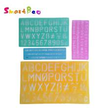 Letter and Number Template Ruler Alphabet Stencils Flexible Multi-functional Children Student Study English School Stationary 2024 - buy cheap