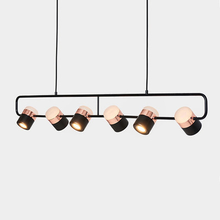 New postmodern led pendant lights plated rose gold wrought iron nordic simple suspension lamp dining room bedroom hanglamp light 2024 - buy cheap