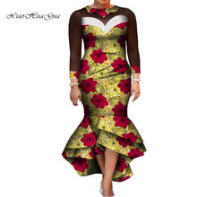 Vestidos africanos para as mulheres 2021 moda festa vestido de ancara robe africaine femme africano impressão dashiki vestido plus size wy8465 2024 - compre barato