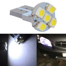 Lâmpada led canbus para farol de carro, 2 peças, luz de leitura em forma de cúpula, t10 3528 1210 5smd dc 12v, para seta e parte traseira do carro, lâmpada da placa de licença 2024 - compre barato