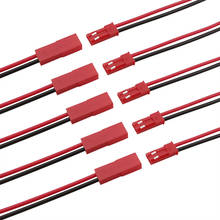 JST-conector de Cable macho y hembra, 2 pines, JST, 2 P, para RC BEC, batería, DIY, FPV, Dron, 5/10 pares 2024 - compra barato