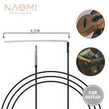 Naomi captador de cabo piezo para violão/violão clássico, peça de substituição para ponte de sela sensível macia com 10 peças 2024 - compre barato