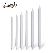 6pcs/set Blending Smudge Stump Stick Tortillon Sketch Art White Drawing Charcoal Sketcking Tool Rice Paper Pen Supplies 2024 - buy cheap