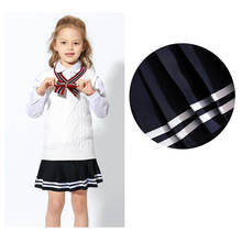 Summer Girl Short Casual Polyester/Spandex Skirt High-Waisted Striped Pleated Plaid Skirt Elastic Sweet Mini Skirts 2024 - buy cheap