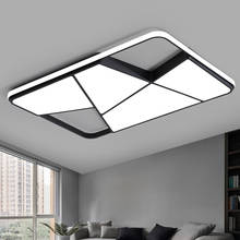 Потолочный акриловый светодиодный светильник, современные дизайнерские многоугольные потолочные лампы для гостиной кухни, домашний декор, потолочный светильник s 2024 - купить недорого