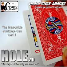 HOLE 2.0 by Mickael Chatelain - Magic Trick,Card Magic,Close Up Magic,Sreet,Mind,Illusions,Accessories 2024 - buy cheap