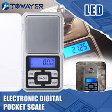 Electronic Digital Pocket Scale 0.01g Precision Mini Jewelry Weighing Scale Backlight Scales 0.1g for Kitchen 100/200/300/500g 2024 - buy cheap
