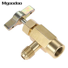1Pc Brass 1/4 Thread Adapter R134A Self-sealing Refrigerant Bottle Tap Opener Valve Tool Car Air Conditioning Tools 2024 - buy cheap