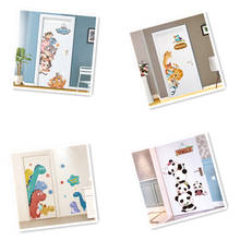 [SHIJUEHEZI] Animal Wall Decals DIY Cartoon Home Decor Sticker for Kids Room Baby Bedroom Nursery Fridge Door House Decoration 2024 - buy cheap