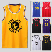 Men Kids Cheap Basketball Jersey , Male College Sleeveless Basketball Shirts ,Child Basketball Kits Sports Uniforms Free Custom 2024 - buy cheap