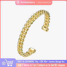 ENFASHION-pulsera de cadena de eslabones Punk para mujer, brazalete de Color dorado, joyería, regalos, B192018 2024 - compra barato
