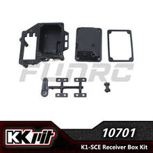 RC Car Parts KKPIT K1-SCE Short-haul Truck Model Cars Accessories Waterproof Receiver Box Steering Gear Servos Mount Kit 10701 2024 - buy cheap