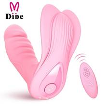 DIBE Dildo Vibrator For Women Clitoris Stimulator Erotic Toys Sex Shop Wireless Remote Panties Vibrator Sex Toys For Adult 2024 - buy cheap