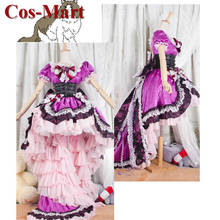 Kit de cosplay touhou, lindo vestido formal roxo para cosplay, roupa feminina personalizada 2024 - compre barato