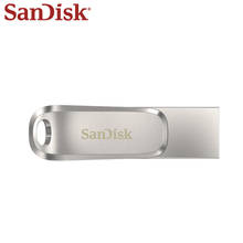 Sandisk-pendrive sandisk sdddc4, usb 3.1, tipo-c, 32gb, 64gb, 128gb, alta velocidade, 256gb, 512gb, dc4 2024 - compre barato