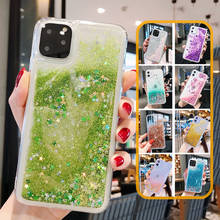 Liquid Quicksand Sequins Glitter Silicone Case for Samsung galaxy A7 2018 A750 A6 A8 A9 Plus A3 A5 A7 2017 2016 Star heart Cover 2024 - buy cheap