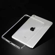 Capa de silicone transparente para iPad, capa de TPU para iPad Air 2 Air 1 Pro 10.5 Mini 2 3 4 9.7 2017 2018 2024 - compre barato