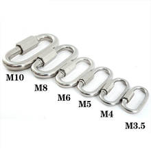 M6 high tensile AISI304 stainless steel quick release chain link snap hook rigging hardware 2024 - buy cheap
