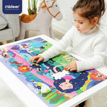 MiDeer 104pcs Puzzle for Kid Jigsaw Puzzles Toy 3-6Y Baby Intellectual Combination Paper Kids Gift Puzzle Box 2024 - buy cheap