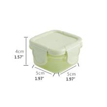 Caja de almacenamiento de alimentos para bebés, congelador de alimentos para recién nacidos, taza fresca, 60ml, 4 unids/set por juego 2024 - compra barato
