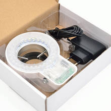 Fyescopo 56 peças pode controle da luz led, anel branco microscópio iluminação, adaptador de anel de metal 2024 - compre barato