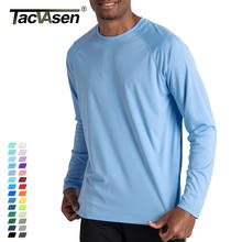 TACVASEN Men's Sun Protection T-shirts Summer UPF 50+ Long Sleeve Performance Quick Dry Breathable Hiking Fish T-shirts UV-Proof 2024 - compre barato