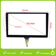 Painel de tela touch screen de 10.2 ", digitalizador, sensor de vidro, substituição para gps de carro 2024 - compre barato