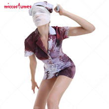 Disfraz de enfermera para mujer, traje de Halloween, Cosplay 2024 - compra barato