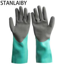 Reusable Heavy Duty Safety Work Gloves, Acid,Labor Protection Wear-Resistant,Anti-Skid And Anti Cutting Rubber Gloves 2024 - buy cheap