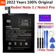 100% Original 2021 Years New High quality BM46 Battery Real 4000mAh For Xiaomi Redmi Note 3 Redmi Note3 Pro Gift Tools +Stickers 2024 - buy cheap