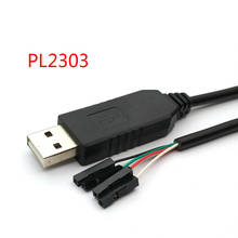 Módulo de cabo usb pl2303 pl2303hx para uart ttl, conversor rs232 de 4 pinos 2024 - compre barato