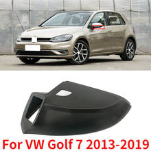 CAPQX with camera hole For VW Golf 7 2013-19 Outside Rear View Mirror back Base cover Rearview Mirror bottom hood protect Shell 2024 - buy cheap